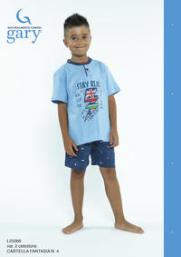 BOY'S PAJAMA M/M L35066 Tellini S.r.l. Wholesale Clothing